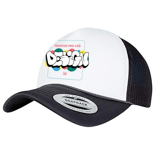 Čepice - Foam Trucker Cap Curved Visor